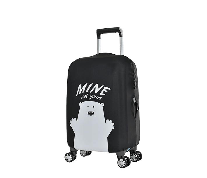 行李箱防塵套-我的白熊